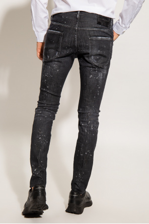 TEEN faux-leather leggings - Black 'Cool Guy' jeans Dsquared2